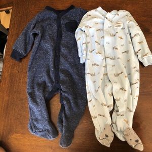 Carters 2 piece Sleepers. 3 months